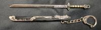 Sword Shaped Letter Opener. 4.5" Long