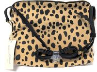 New Universal Thread Goods Co Animal Spotted Crossbody Shoulder Bag Purse. 10" &times; 3" &times; 8" Tall (Excluding Strap)