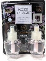 New KŌZY PLACE 2-Pack Fresh Cotton & Lavender Scented Oil Refills, 20ml Each