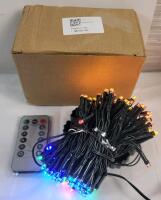 New - USB LED 150-Light Multi-Color Home Indoor String Lighting w/Remote .