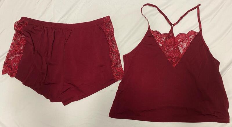 New Women&rsquo;s 2XL Sleepwear Set, Includes Camisole and Sleep Shorts