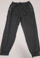 New Men's Sz. Medium New Sport Black Sweatpants w/Zipper Pockets