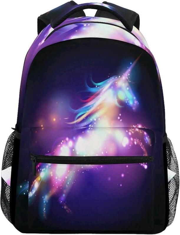 New Unicorn Magic With Stars School Backpack, 11.5" &times; 8" &times; 6" , Retails Over $50