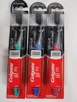 Three (3) New Colgate Slim Soft Ultra Soft Toothbrushes .