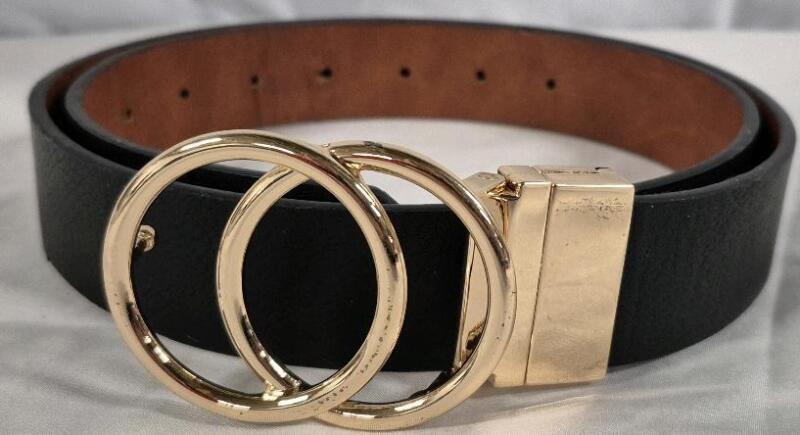New Women's Double Ring Reversible Belt