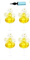 New - Set-of-4 28" Gold Balloon Display