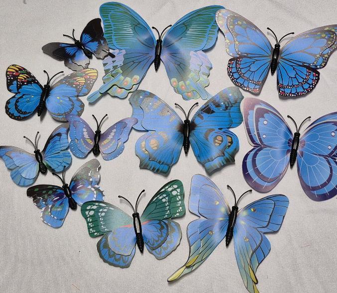 11 New 3D Butterfly Fridge Magnets