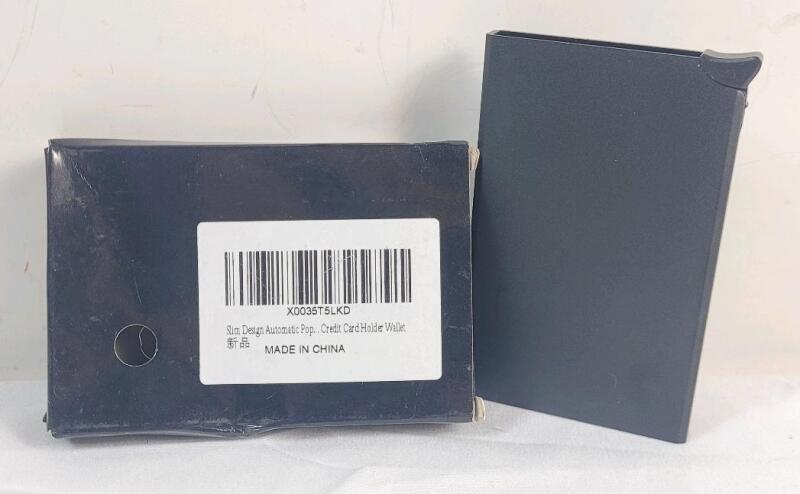 New - Slim Design Automatic Pop-Up Credit Card Holder Wallet