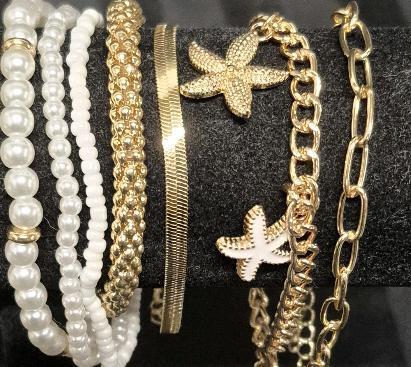 7 New Women's Bracelets - Starfish