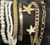 7 New Women's Bracelets - Starfish