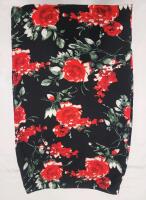 New Women's Sz. XL (29&times;28) Floral Roses Print Skirt w/Elastic Waist .