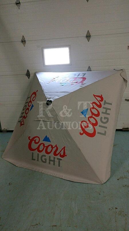 New Coors Light Beer 8ft. Cloth Patio Umbrella