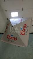 New Coors Light Beer 8ft. Cloth Patio Umbrella