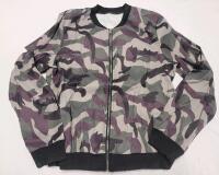 New Women's Sz. Small Camouflage Zipper Front Jacket .