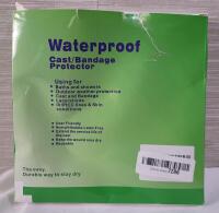 As New - Adult Calf Waterproof Cast / Bandage Protector . Box has tear , does not effect product in box