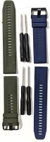 2 New QuickFit 2mm Silicone Watch Bands For GARMIN F5/6/7 Smart Watch + 4 Mini Screwdrivers
