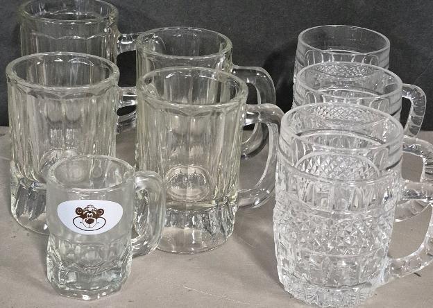 Vintage Crystal Mugs & Bar Glasses