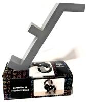 New Wooden Game Controller & Headset Stand, 9.75" Tall