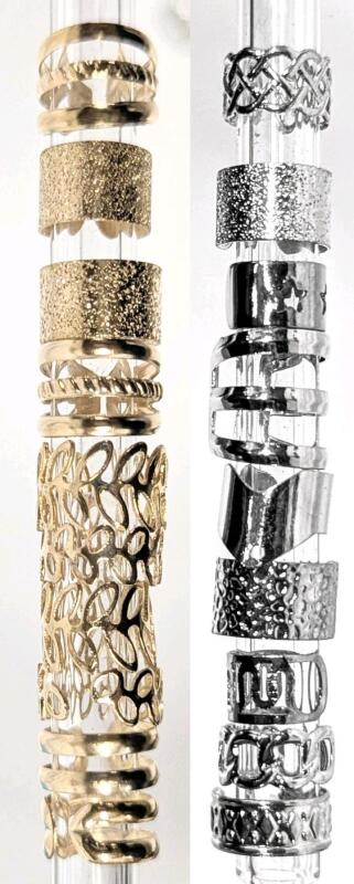 19 New Adjustable Metal Ear Cuffs, Most Around 0.3" Wide
