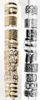 19 New Adjustable Metal Ear Cuffs, Most Around 0.3" Wide