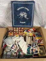 4000+ Vintage to Newer NHL Hockey + MLB Baseball Trading Card Singles, Various Years
