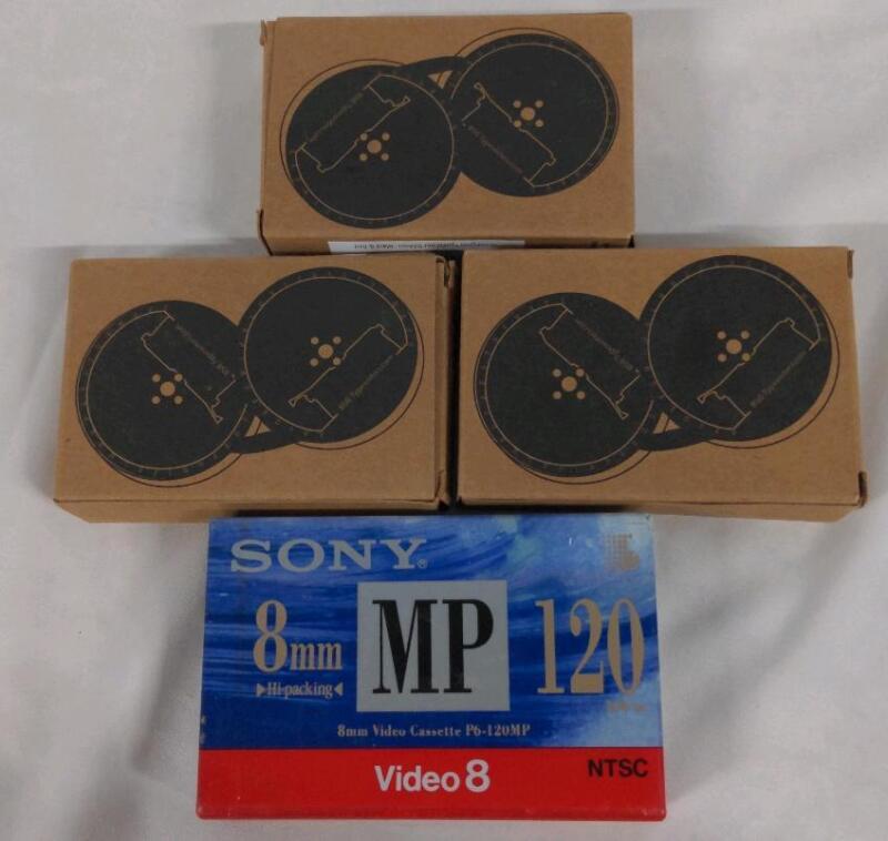 New Sony MP 8mm Video Cassette and 3 New Typewriter ribbons