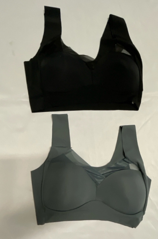 2 New Sz Medium Ladies Comfort Bralettes | Non-wired | Molded Cups