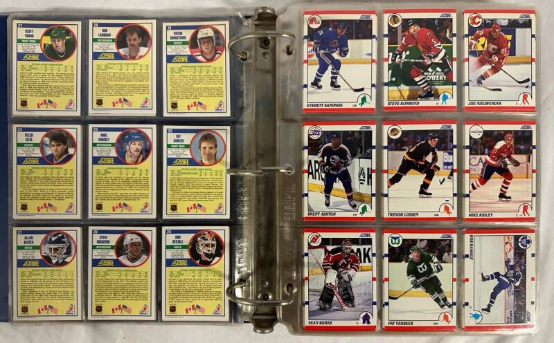 300+ Vintage 1990-1991 Score NHL Hockey Trading Card Singles &mdash; Not a Complete Set