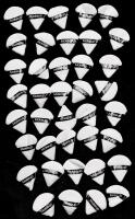 39 New Reusable Triangular Powder Puff Makeup Applicators, 2.75" Long