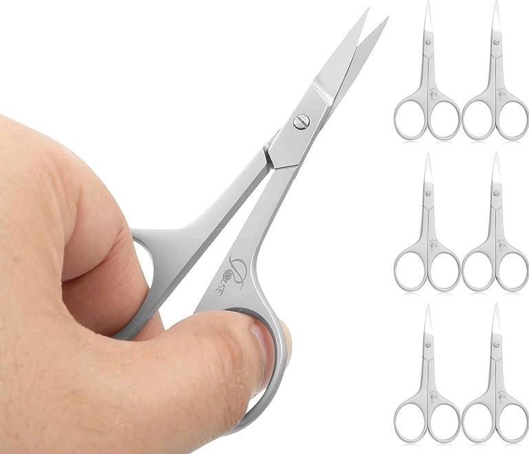 6 New ROUSE Cuticle Scissors For Nails, Eyebrows, Beard, Crafts + More
