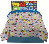 New Pokemon Alola Region 7-Piece Full-Size Bed Set.