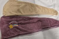 2 New Adult Microfiber Hair Drying Towels