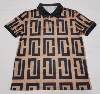 New Men's Sz. Medium Casual Short-Sleeve Shirt with Unique Geometric Print.