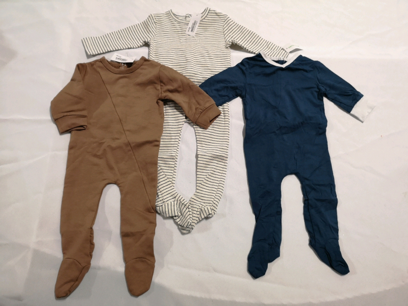 3 New Baby Sleepers PJ's sz 3-6 mtns & 6-9 mtns by Oona Baby