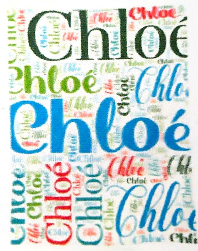 New CHLO&Eacute; Personalized Minky Soft Blanket. 60" &times; 50"