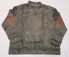 New - Men's Sz. XL Stand Collar Button-Down w/Elbow Patches Sweater
