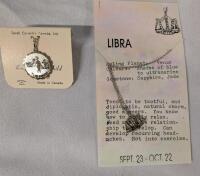 2 New Pieces of Jewellery. Sarah Coventry Every Day Child Tuesday Pendant & Libra Necklace.