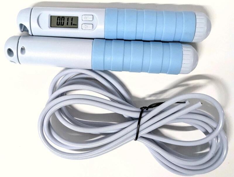 New Smart Jumprope, Displays Reps, Miles, KM, Calories, Uses AA Batteries (Not Included)