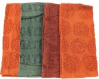 4 New Textured 100% Cotton Kitchen Towels, 14" &times; 24" Each