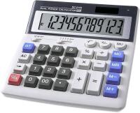 New DS-200ML Electronic Calculator, 2-Way Power (Solar & Battery), Big Display, Oversized Keys, Profit Margin Button +