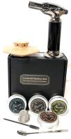 New [Missing Lid] Cocktail Smoker Kit With Pecan, Aople, Oak & Cherry Wood Chips