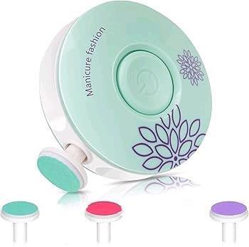 New Wireless Electric Quiet Baby Nail File With 3 File Types, Uses 1 AAA Battery (Not Included)