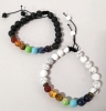 2 New 7-Chakra Stone Bracelets. - 2