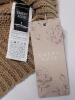 New Women's Over Size Small Knit Peak-A-Bo Long Sleeve Sweater , Beige - 2