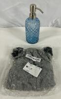 2 New Home Items, Includes Animal Toque (0-7 Years) and Faux Crystal Soap Dispenser (7.5&rdquo; Tall)