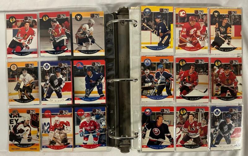 300+ Vintage 1990-1991 Pro Set NHL Hockey Trading Card Singles