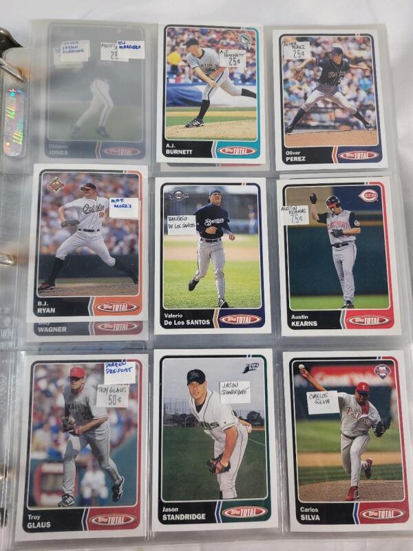 2003 Topps MLB Baseball Trading Card Singles . 200+ Trading Card Commons