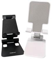 2 New Folding Desktop Phone Stands, 1 Adjustable Up To 6.2" Tall