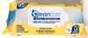 New Case of CLEANITIZE Bleach-Free Cleaning and Disinfecting Wet Wipes, Citrus Fruit Scent, 6&times; Packages 72 Wipes (7" &times; 7") Each - 2