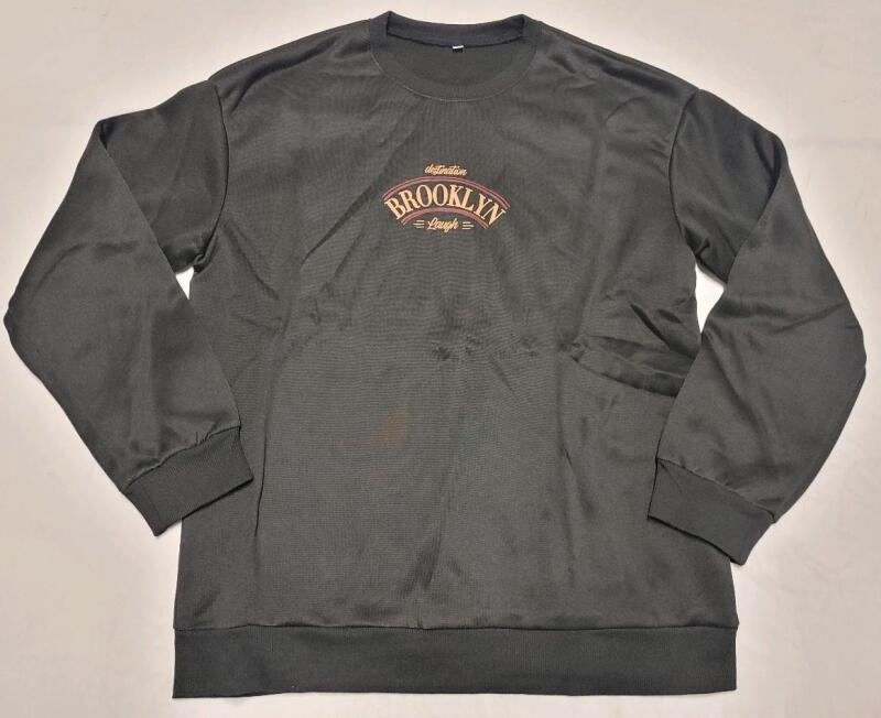New Unisex Sz. XL Black BROOKLYN Sweater